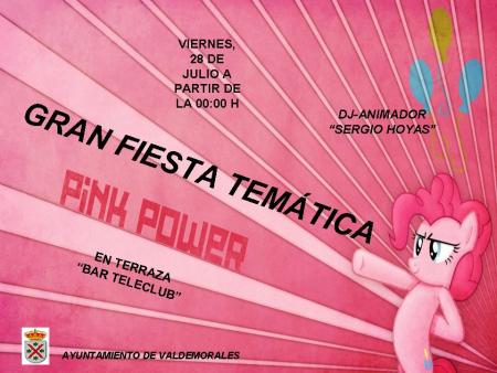 Imagen FIESTA TEMÁTICA 'PINK POWER'.